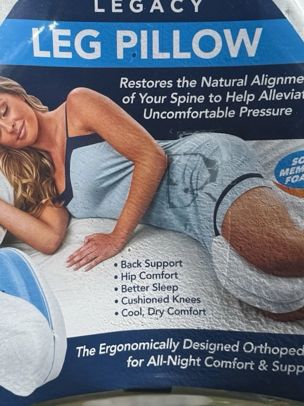 Our Contour Legacy Leg Pillow - Orthopedic Support NIP